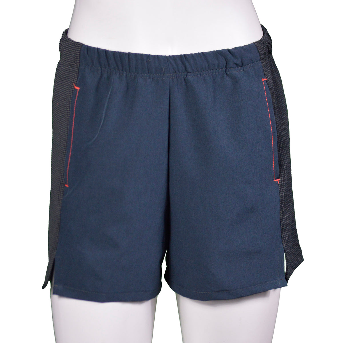 Women's Reflective Endeavor 3" Running Short in Heather Dark Cobalt/Black