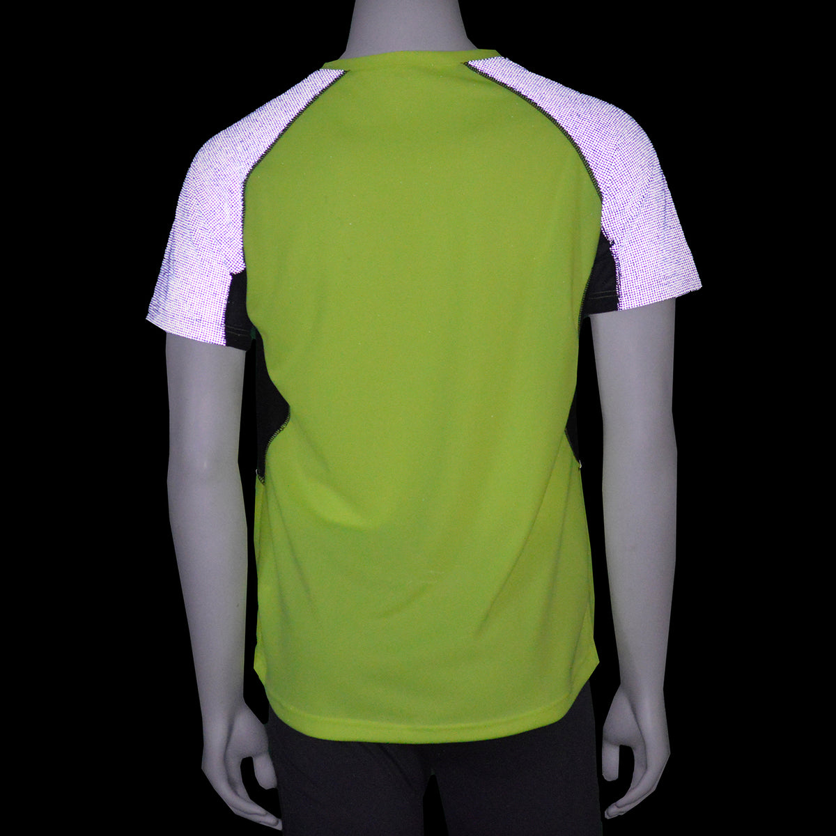 FINAL SALE: Sentinel Reflective Men's Short Sleeve Shirt in Flo Lime/Graphite
