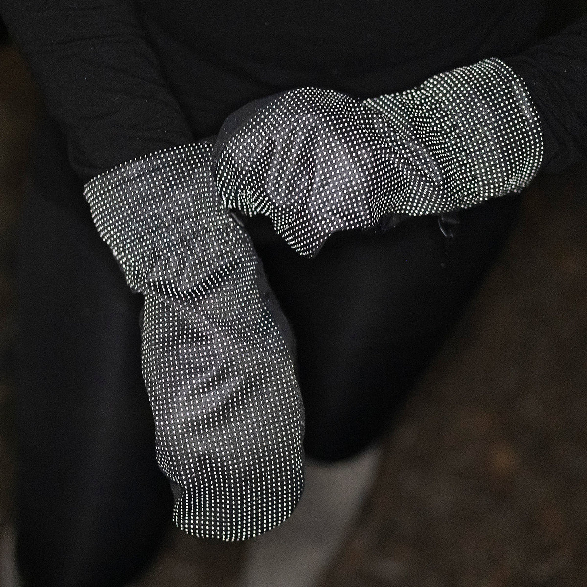 Three-in-One Mitten with Removable Mitten Liner in Black