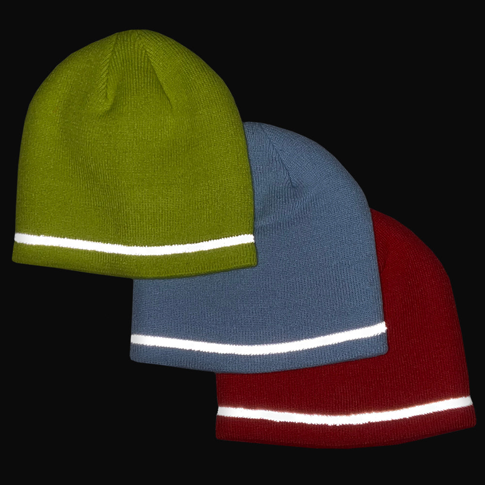 Halo Unisex Reflective Knit Hat-LOTS OF COLORS!