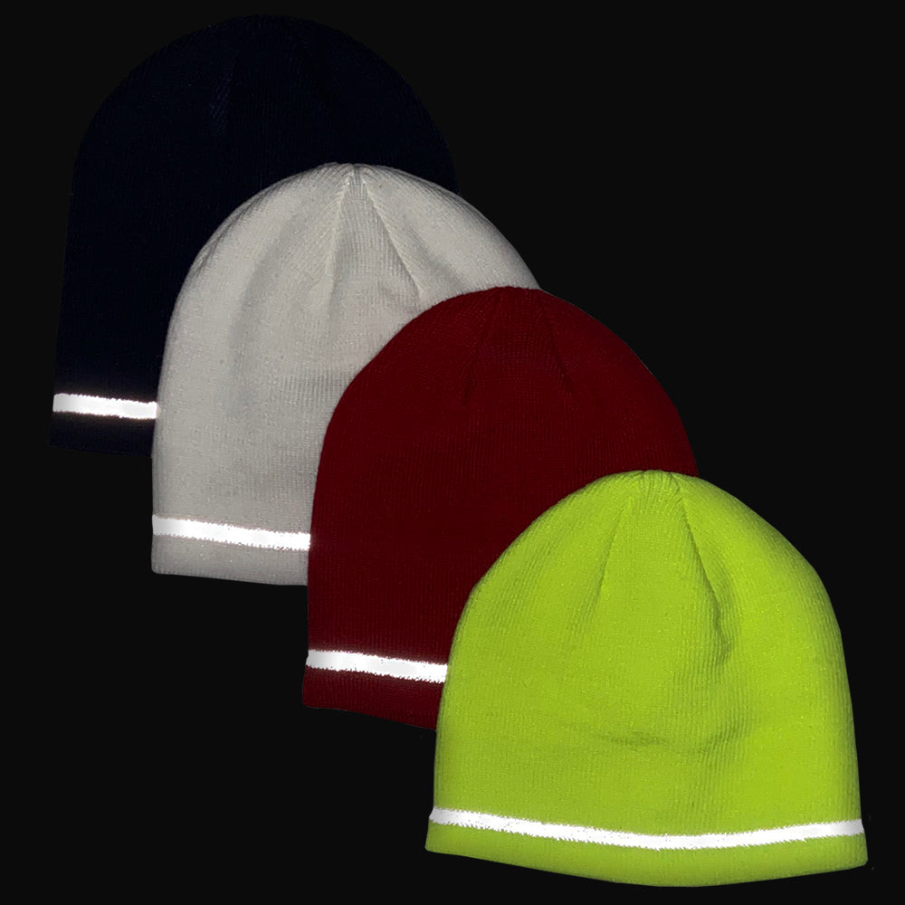 Halo Unisex Reflective Knit Hat-LOTS OF COLORS!