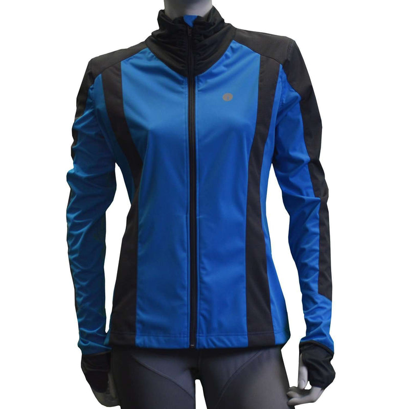 Albany Reflective Women's Softshell Jacket in Hawaiian Blue/Graphite