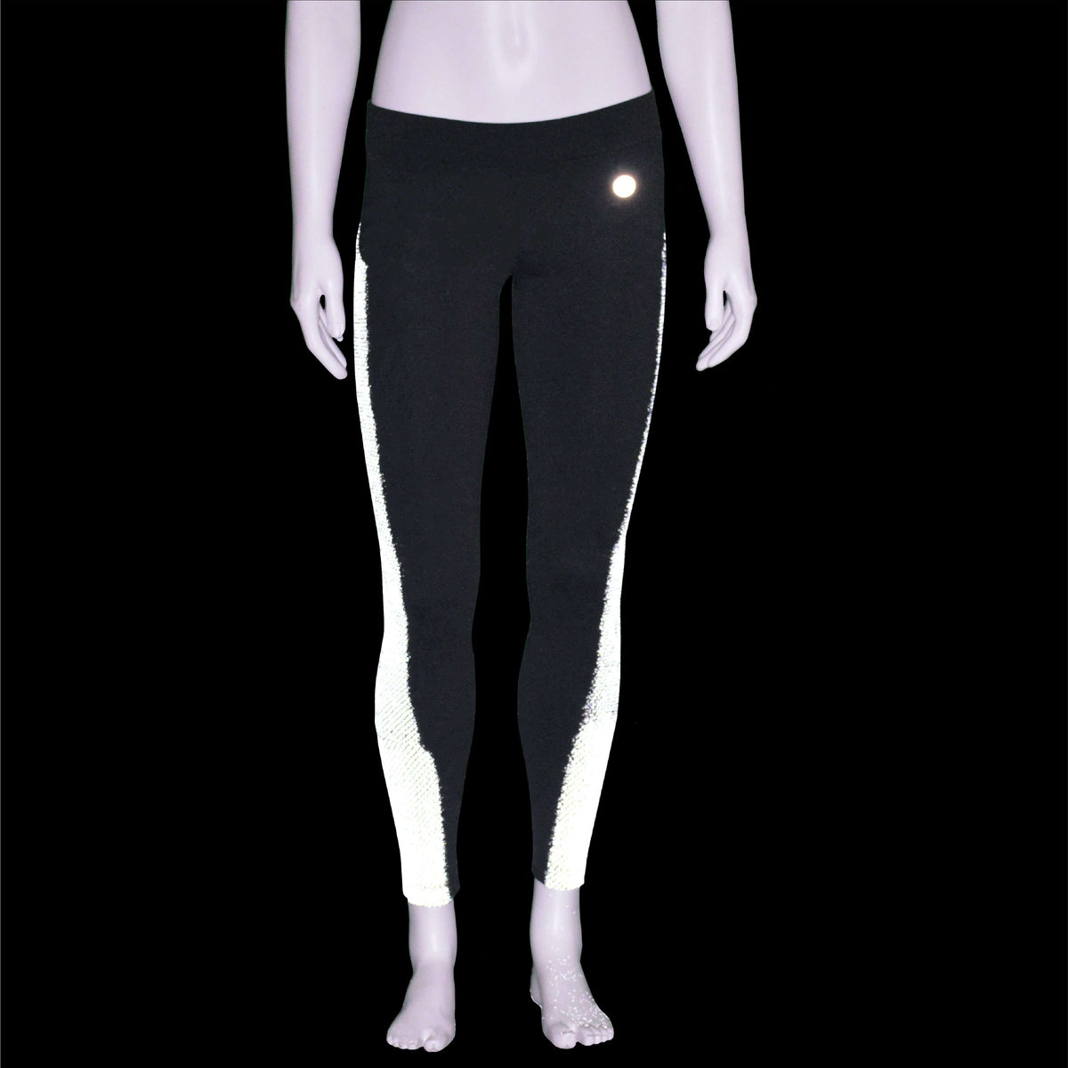 Comet Reflective Women's Running Tight in Black