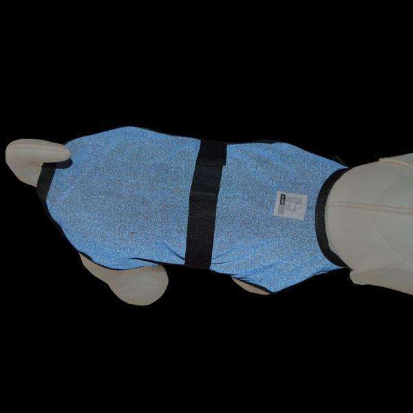 Cordura Reflective Dog Jacket in Blue