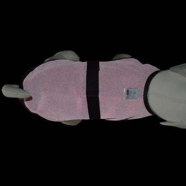 Cordura Reflective Dog Jacket in Cranberry