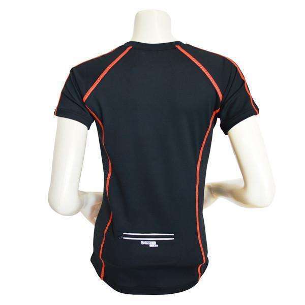 FINAL SALE: Dovetail Short Sleeve Women's Reflective Tee in Black/Coral Glo