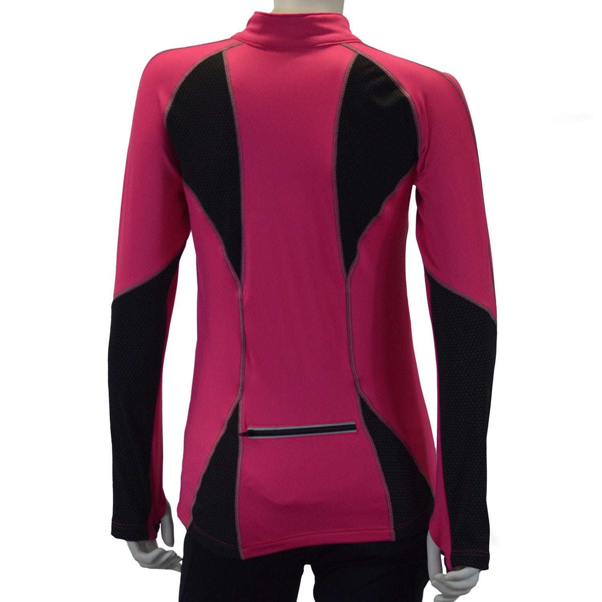 FINAL SALE: Evolution Reflective Women's Pullover in Beet Root/Black