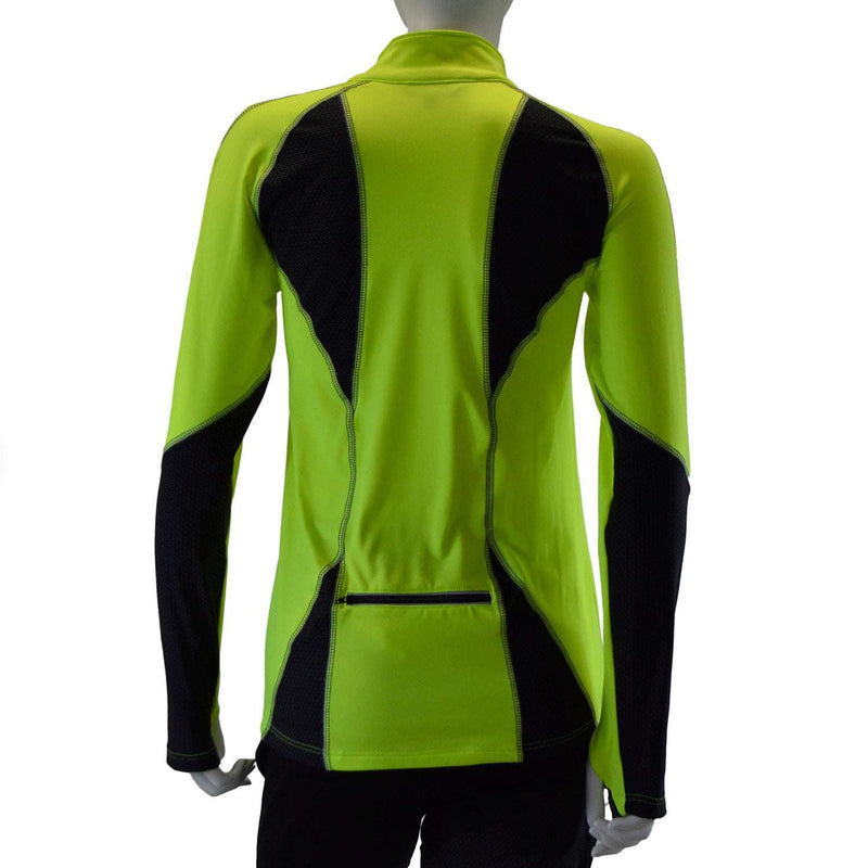 Evolution Reflective Women's Pullover in Flo Lime/Black