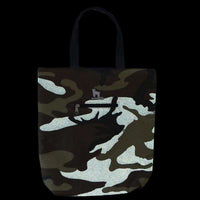 GlowDog Small Reflective Tote Bag in Camo