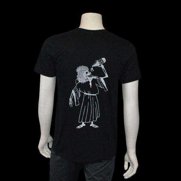 FINAL SALE: Graphic Tee--Grim on Black