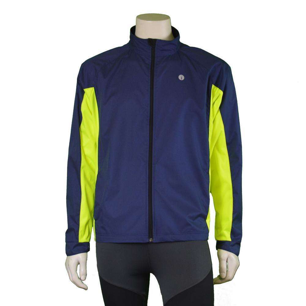 Hartford II Reflective Men's Jacket in Navy/Flo Lime