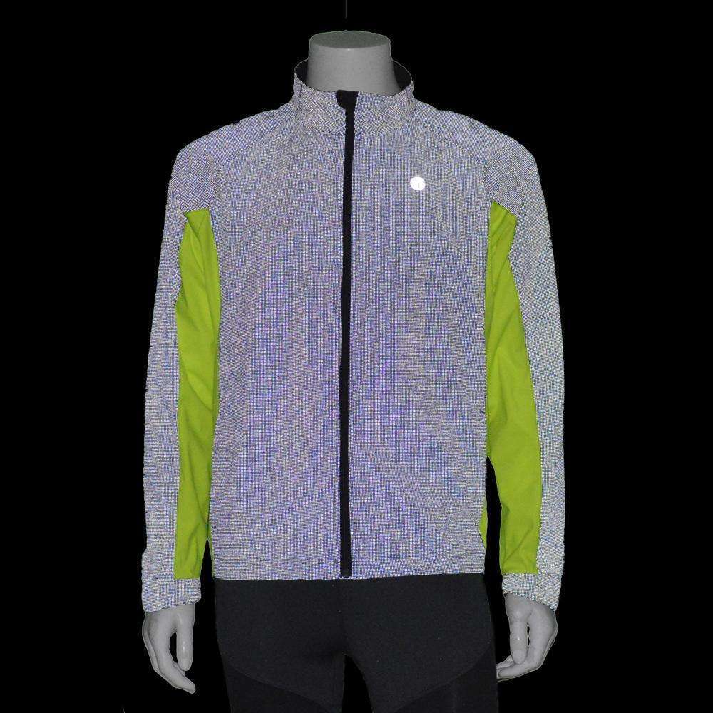 Hartford II Reflective Men's Jacket in Navy/Flo Lime