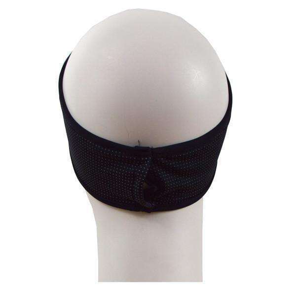 Kids Reflective PonyBand Headband in Black