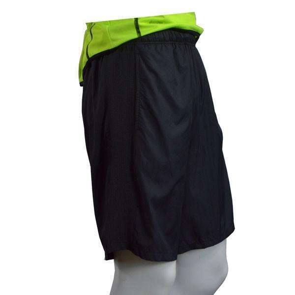 Men's Reflective Endeavor Long Running Short in Black