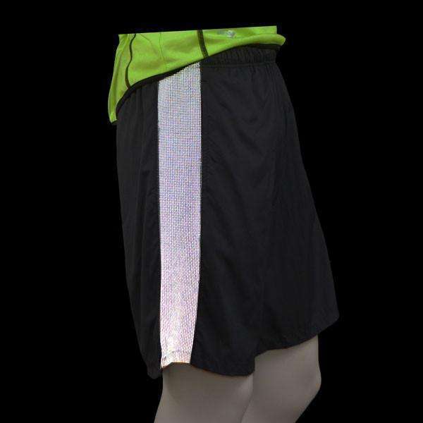 FINAL SALE: Men's Reflective Endeavor Long Running Short in Black
