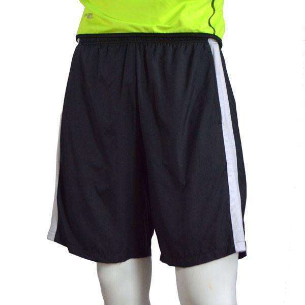 Men's Reflective Endeavor Long Running Short in Black/White