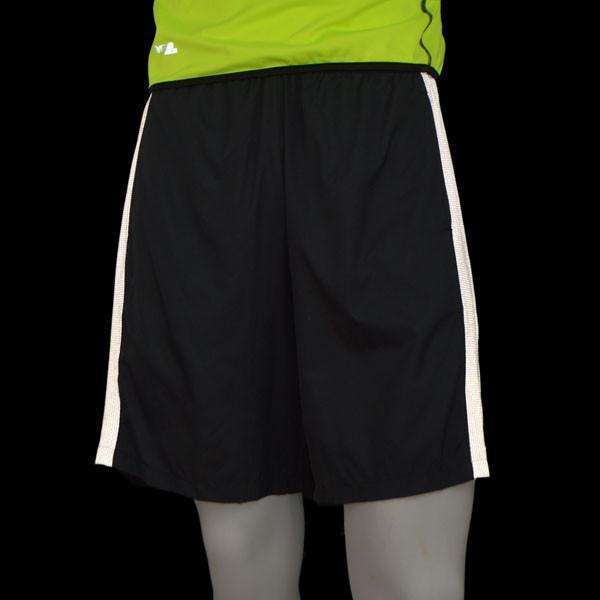 Men's Reflective Endeavor Long Running Short in Black/White