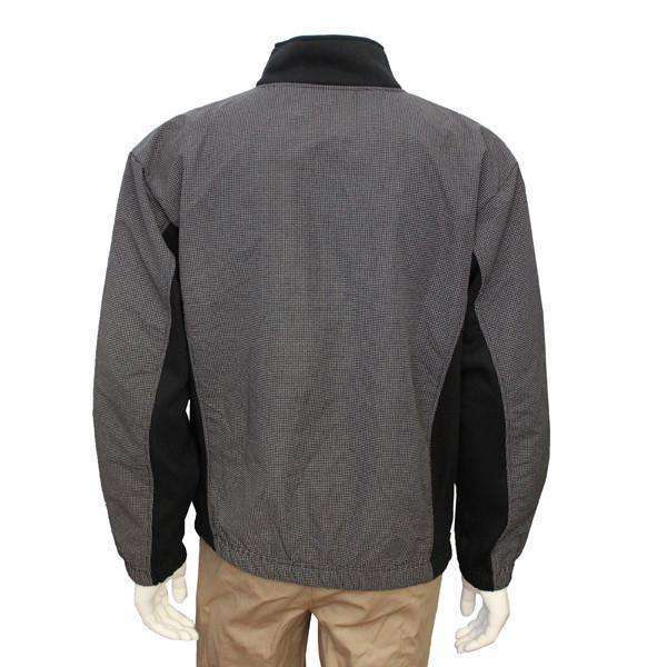 Men's Reflective Half-Zip Sweatshirt in Black