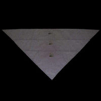 Reflective Dog Bandana in Black/Roma