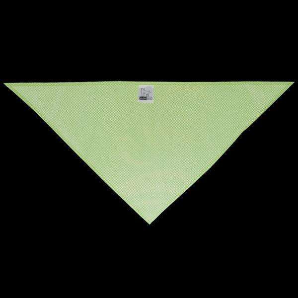 Reflective Dog Bandana in Fluo. Green Roma