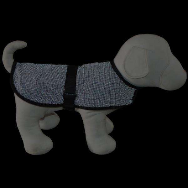 Reflective Dog Jacket in Black/Roma