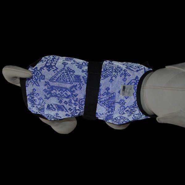 Reflective Dog Jacket in Blue/Geo