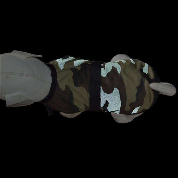 Reflective Dog Jacket in Camo