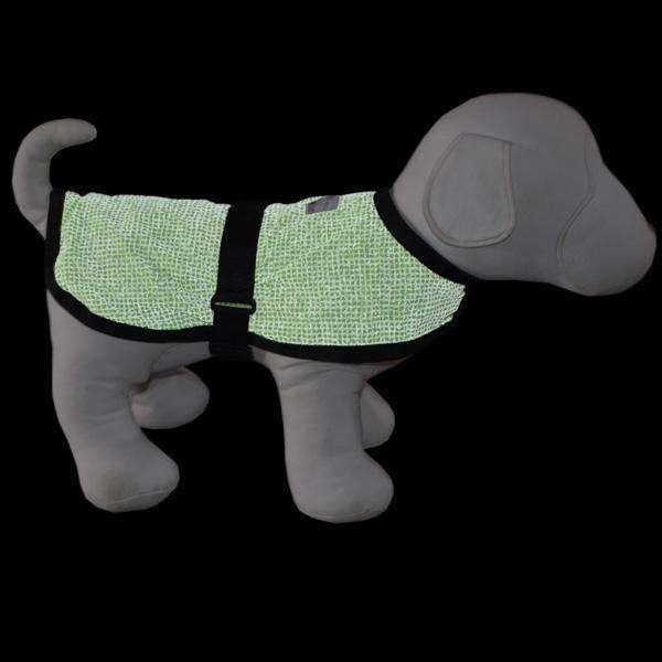 Reflective Dog Jacket in Neon Green