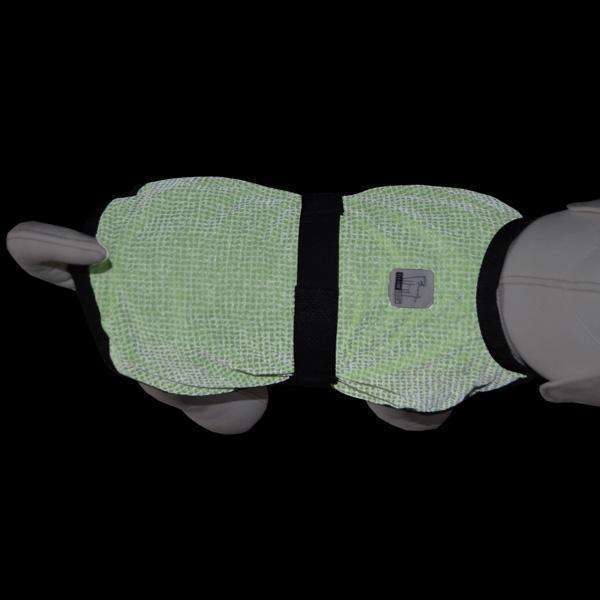 Reflective Dog Jacket in Neon Green