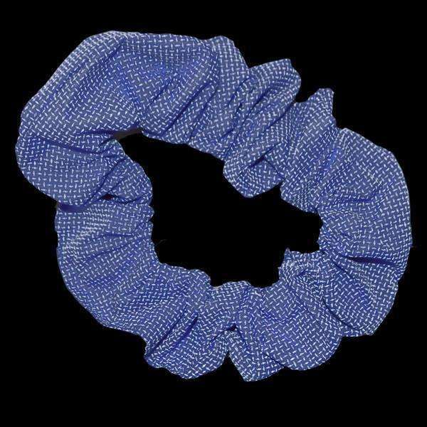 Reflective Dog Scrunchie in Blue Roma