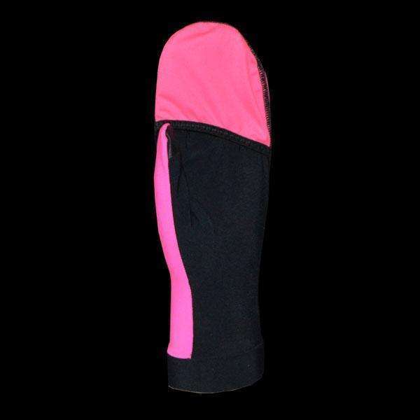 Reflective Unisex Velocity Mitten in Hot Pink