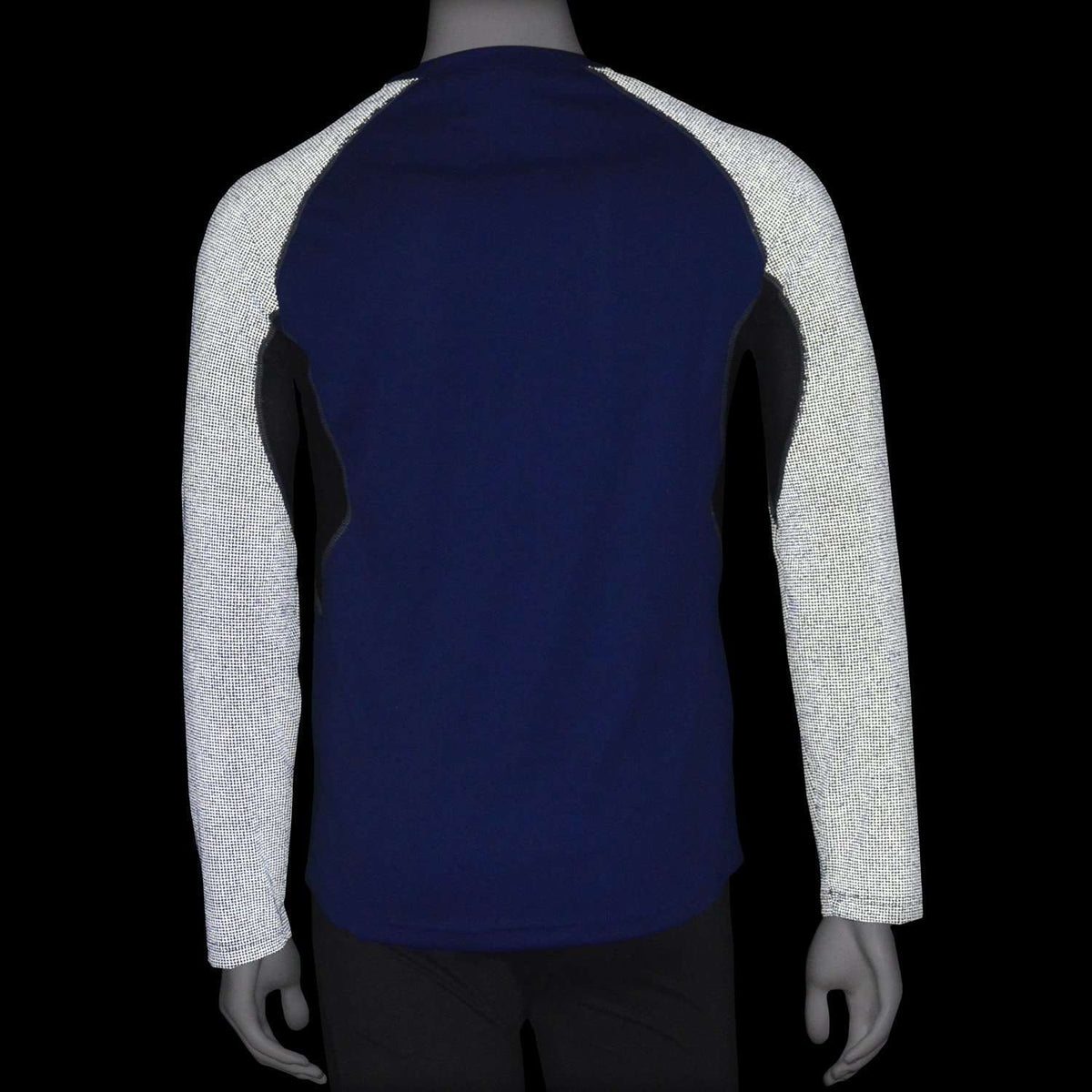 Sentinel Reflective Men's Long Sleeve Shirt in Cobalt/Graphite