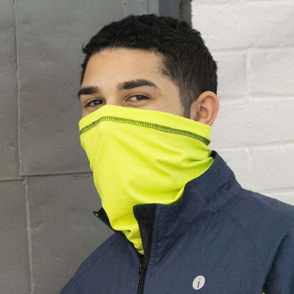 Unisex Reflective Neck Scruff in Flo Lime