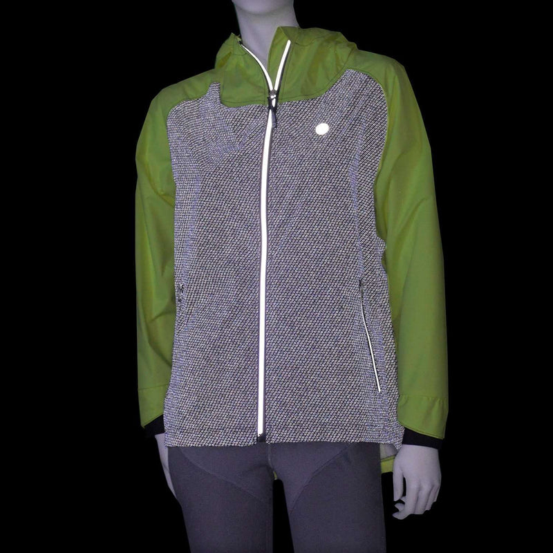 Waterproof Reflective Women's Colorado Jacket in Flo Lime/Graphite