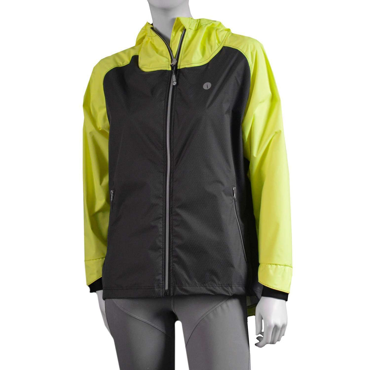 FINAL SALE: Waterproof Reflective Women's Colorado Jacket in Flo Lime/Graphite