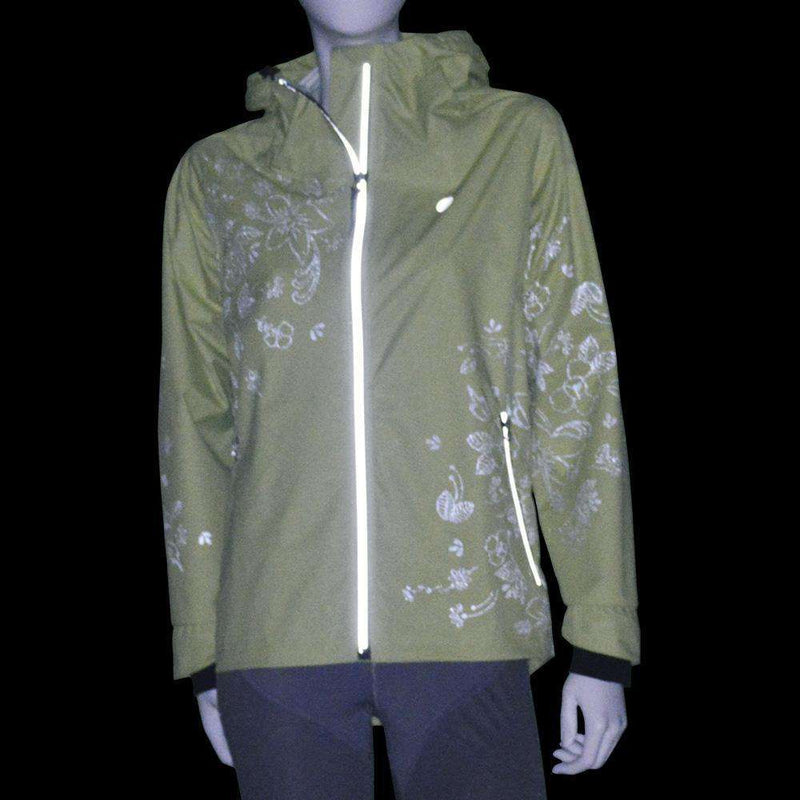 Waterproof Reflective Women's Colorado Jacket in Honeydew Floral