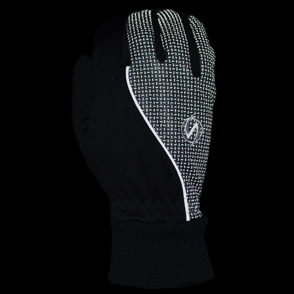 Windproof Reflective Men's Glove in Black