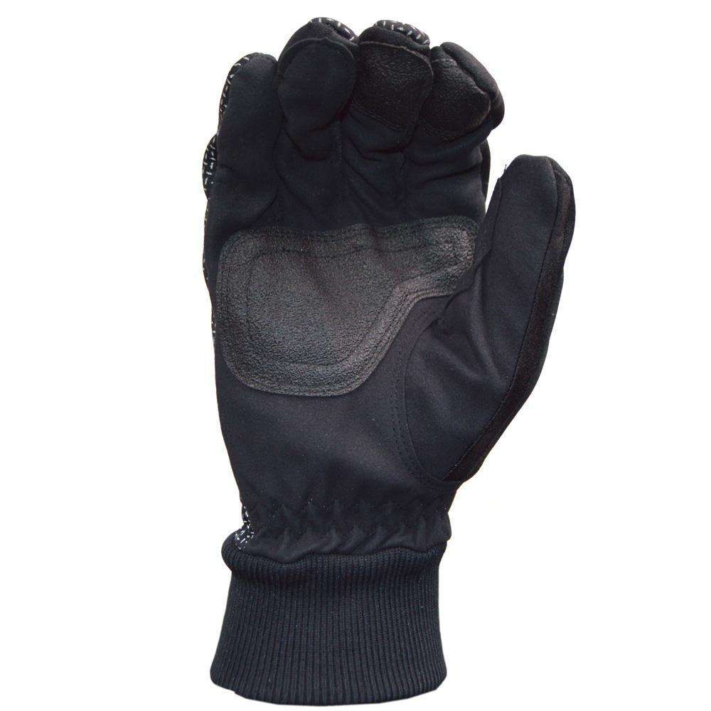 Windproof Reflective Men's Glove in Black