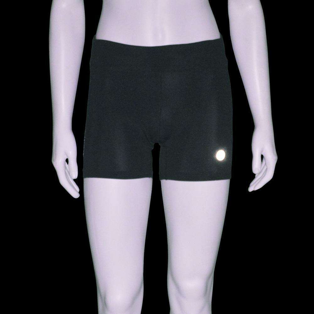 Women's Reflective Shortie in Black