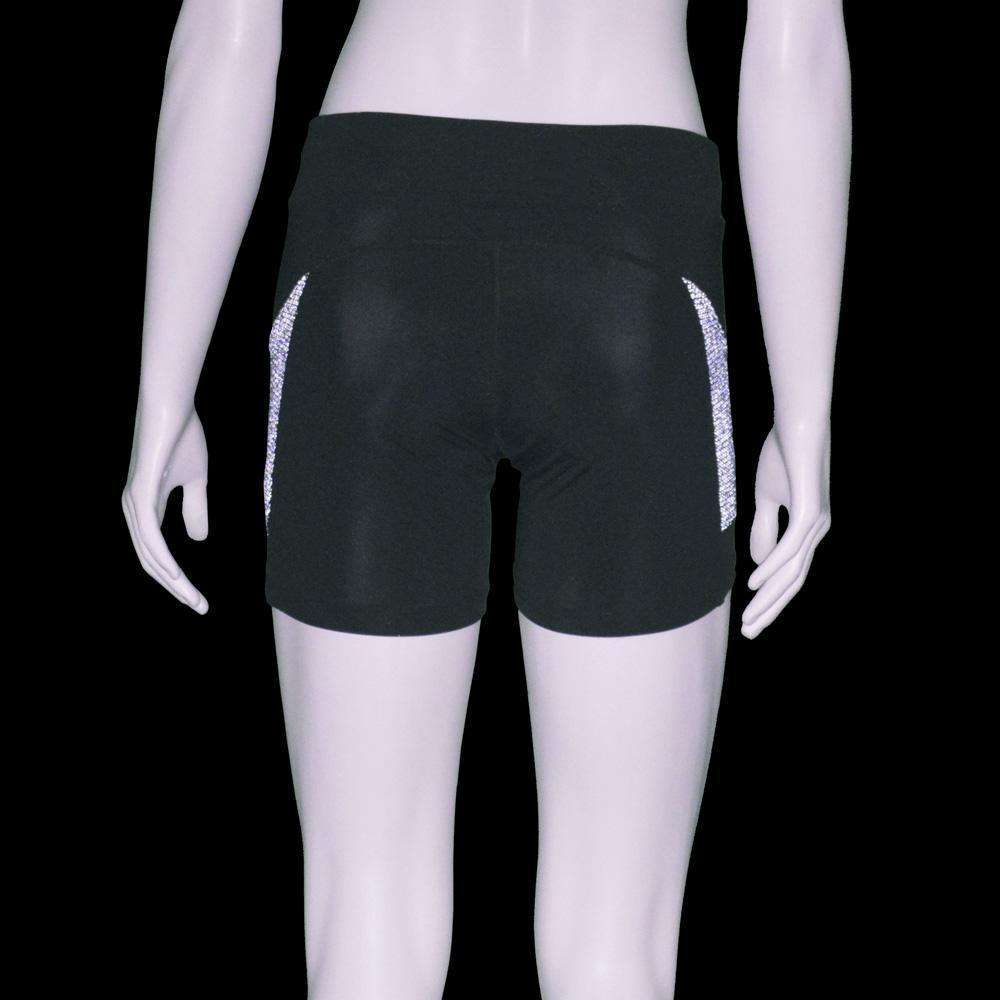 Women's Reflective Shortie in Black