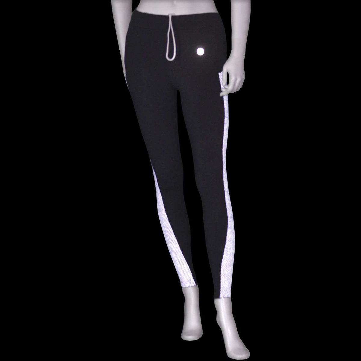 Women's Reflective Trailblazer High Rise Tight in Black