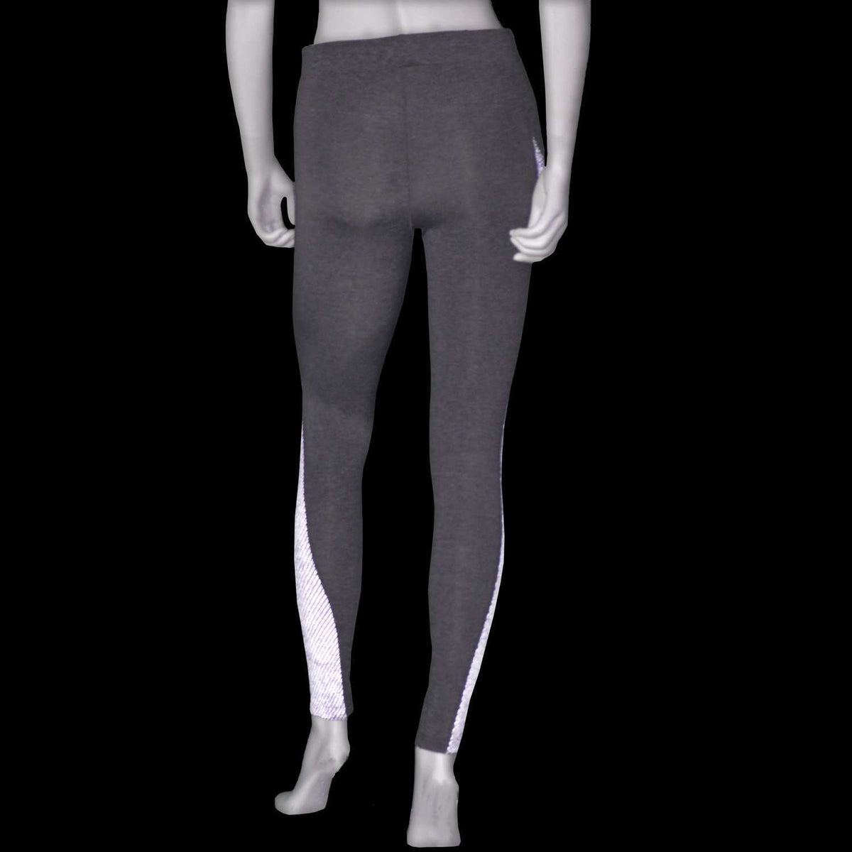 Women's Reflective Trailblazer High Rise Tight in Heather Gray