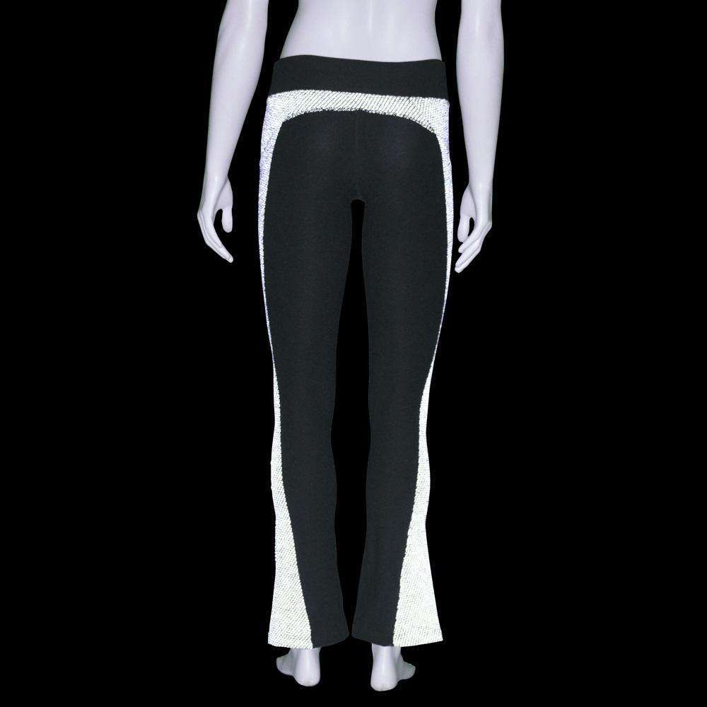 Women's Reflex Powerstretch Reflective Pant in Black