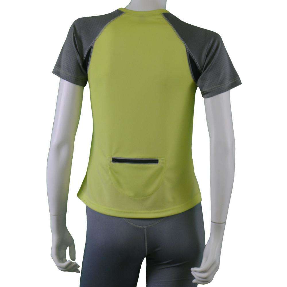 Women's Short Sleeve Savannah Shirt in Honeydew/Dark Gray