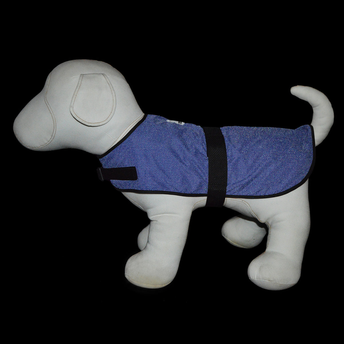 Reflective Dog Jacket in Blue/Roma