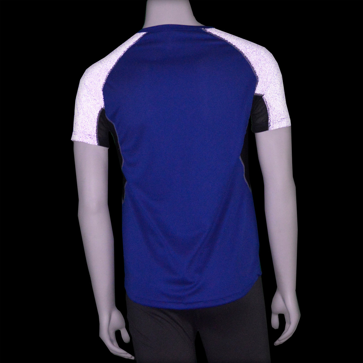 Sentinel Reflective Men's Short Sleeve Shirt in Cobalt/Black