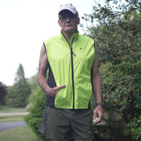 Men's Newport Packable Reflective Vest in Flo Lime