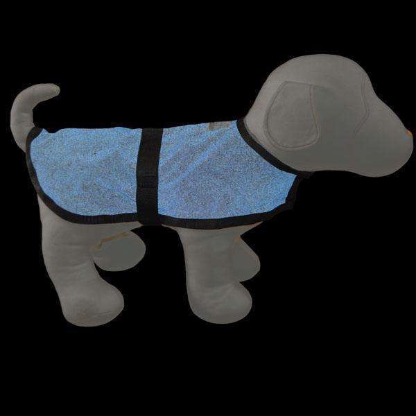 Cordura Reflective Dog Jacket in Blue