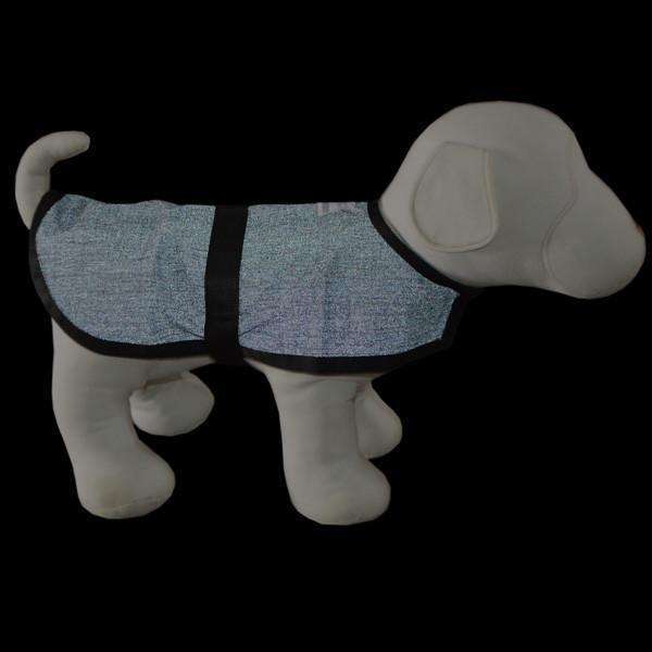 Cordura Reflective Dog Jacket in Charcoal