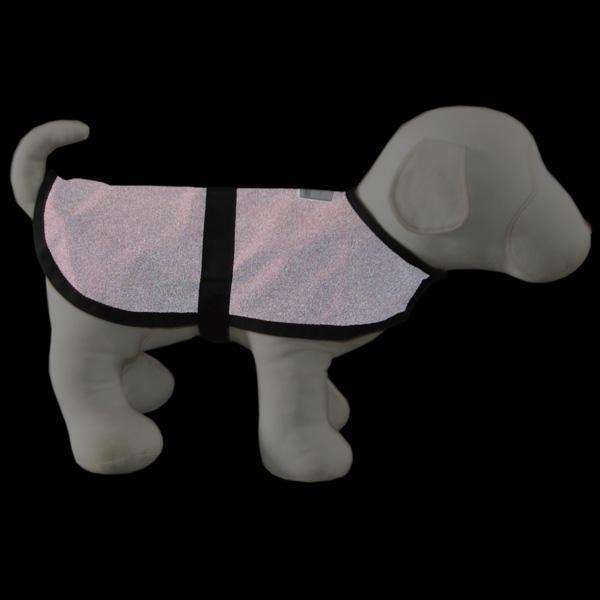 Cordura Reflective Dog Jacket in Cranberry